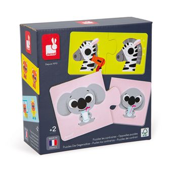 Puzzles Opostos - 12 Puzzles - Janod - 1