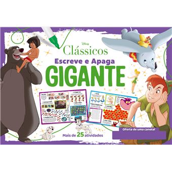 Escreve e Apaga Gigante: Clássicos - 1
