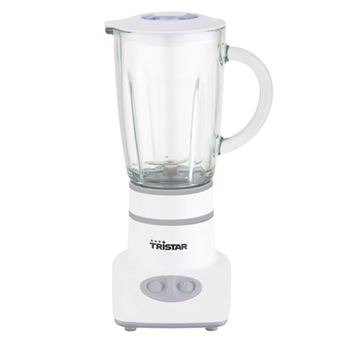 Tristar BL-4431 Blender Mixeur 450 Ml - 180 W, 2 Vitesses - Bol En Verre, Lames Acier - Parfait Pour Smoothies Et Sauces