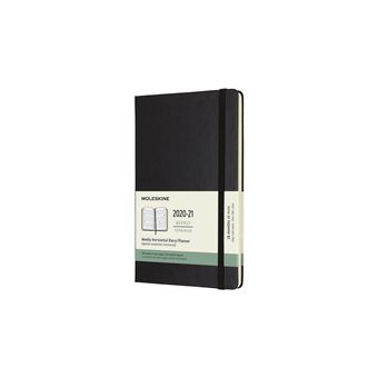Agenda Semanal 18 Meses 2020-2021 Moleskine Horizontal Grande