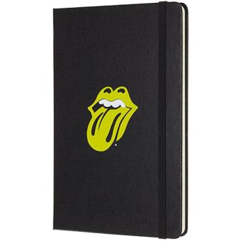 Caderno Pautado Moleskine The Rolling Stones - Preto Grande