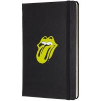 Caderno Pautado Moleskine The Rolling Stones - Preto Grande