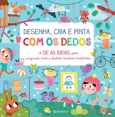 Livro de brinquedos para desenhar com os dedos