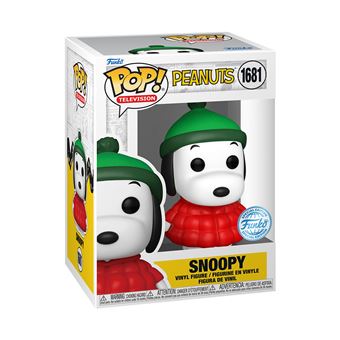 Funko Pop! Television Figura de Vinyl Peanuts: Snoopy In Coat - 1681 | Hipótese de Chase - 1