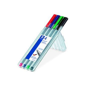 Canetas Steadtler Triplus Fineliner - 4 Unidades