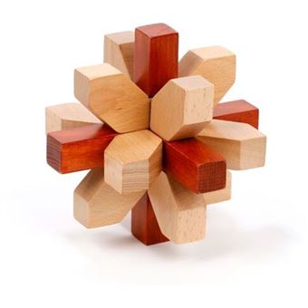 Brinquedo Educativo Com 16 Quebra Cabeça Puzzle 3d Madeira - Cubo