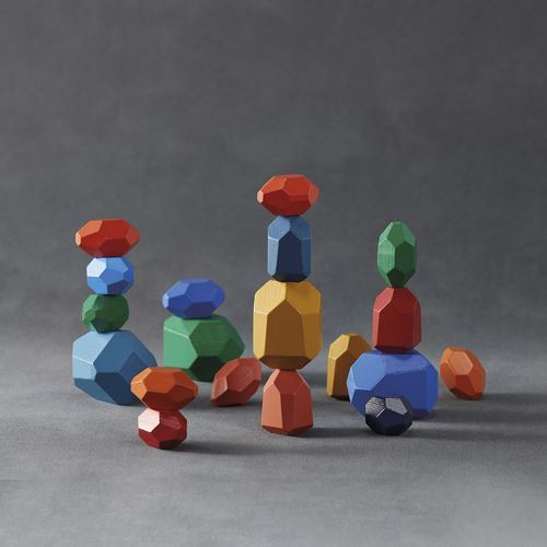 Brinquedo quebra-cabeça de blocos de aninhamento, bordas arredondadas  Percepção de cor Vários métodos de empilhamento Conjunto de quebra-cabeça  de blocos(XJY-Large Rainbow Building Block Box) : : Brinquedos  e Jogos