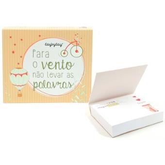 Bloco Para o Vento Não Levar as Palavras