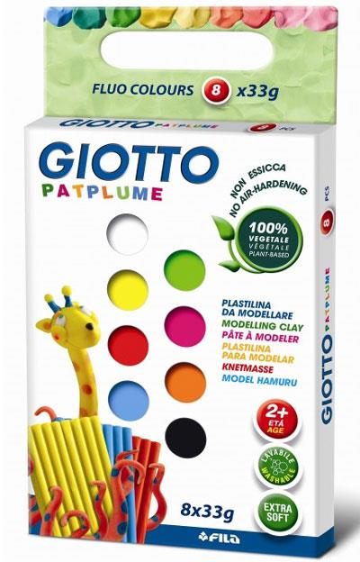 Plasticina GIOTTO Be-Be (220 g - 8 und)