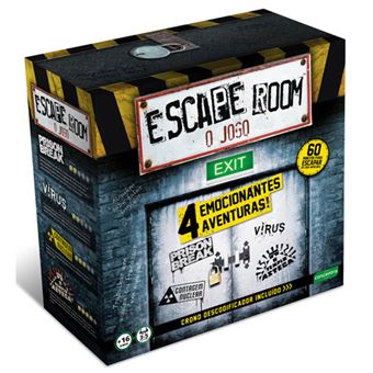 Jogo de Tabuleiro CONCENTRA Escape Room