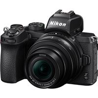 Nikon Z50 + NIKKOR Z DX 16-50mm VR + Z DX 50-250 VR + Tripé + Cartão SD + Bolsa + e-Book