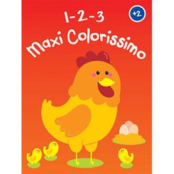 1-2-3 Maxi Colorissimo - Galinha + 2 anos