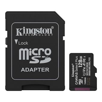 Cartão de Memória MicroSDXC Kingston Canvas Select Plus - 128GB - 1
