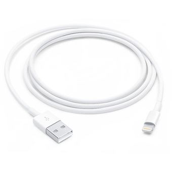 Cabo Apple Lightning para USB 1m - Branco - 1