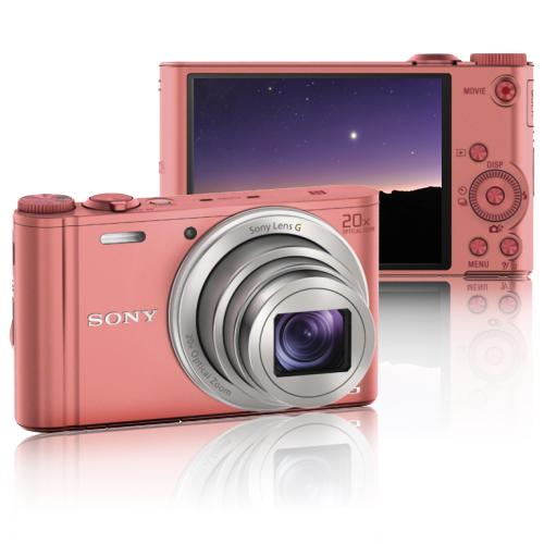 Máquina Fotográfica Compacta Sony Cyber-shot DSC-WX350 - Rosa