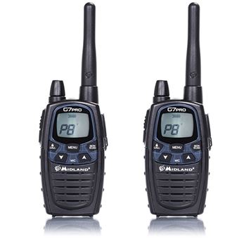 Midland G7 PRO 8channels 446.00625 - 446.09375MHz Preto rádio two-way