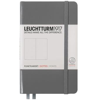 Caderno Pontilhado Leuchtturm A6 Cinzento