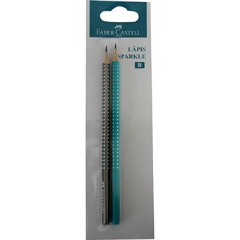 Lápis Sparkle Metalizado - Cinza | Azul