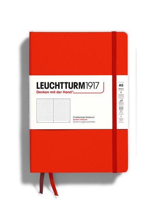 Caderno Pontilhado Leuchtturm 1917 A5 Fox Red