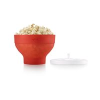 Taça Silicone para Micro-ondas Lékué para Pipocas - Vermelho
