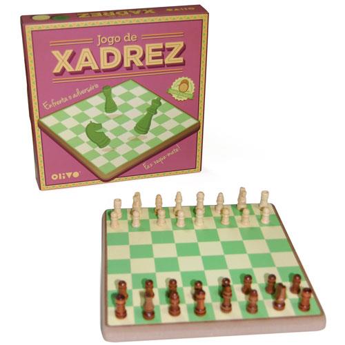 Jogo Xadrez Em Madeira Vilac