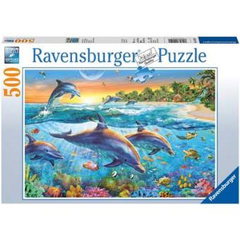Puzzle Esconderijo do Golfinho - 500 Peças