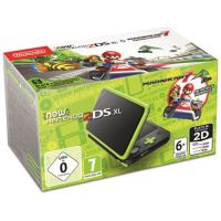 New Nintendo 2DS XL Preto + Verde Lima + Mario Kart 7 (pré-instalado)