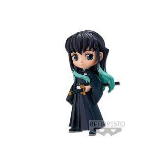 Figura Banpresto Q Posket Muichiro Tokito - Demon Slayer, 14 Cm, Versión B, Multicolor
