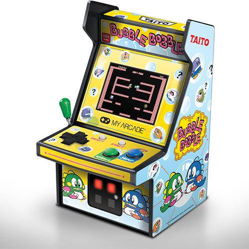 Meu Arcade Retro Portátil Bubble Bobble (3 Jogos)