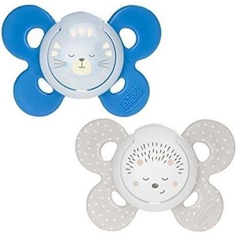 Chupeta Chicco Physio Comfort Boy Silicone Luminosa- Artsana - 1