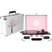 Vinyl Styl Groove Portable 3 Speed Turntable (Cherry Blossom)