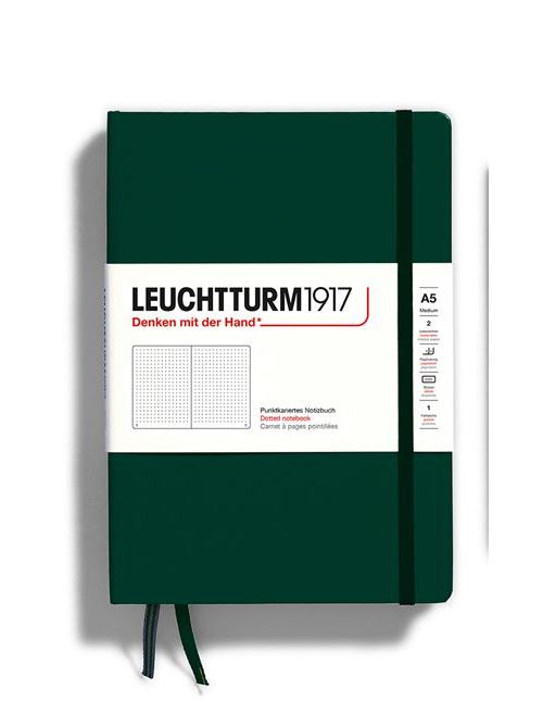 Caderno Pontilhado Leuchtturm 1917 A5 Forest Green