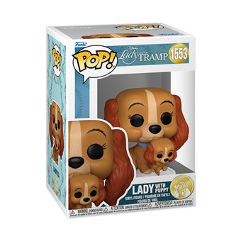 Funko Pop! Figura de Vinyl Disney Lady and The Tramp: Tramp with Puppy - 1554 - 1