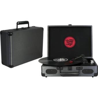 Vinyl Styl Groove Portable 3 Speed Turntable (Graphite)