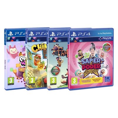 Jogo PS4 Saber é Poder Gerações + Chimparty + Frantics + Melbits World 