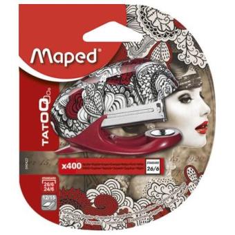 Agrafador Maped Mini Tattoo Nº 26-6 + 400 Agrafos