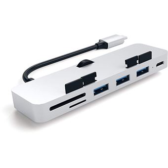 Adaptador USB-C Satechi Clamp HUB Pro - Silver