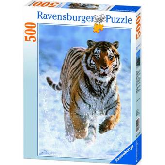 Puzzle Tigre no Inverno - 500 Peças