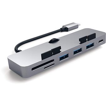 Adaptador USB-C Satechi Clamp HUB Pro - Space Gray