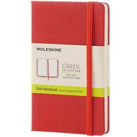 Caderno Liso Moleskine Coral Orange Bolso