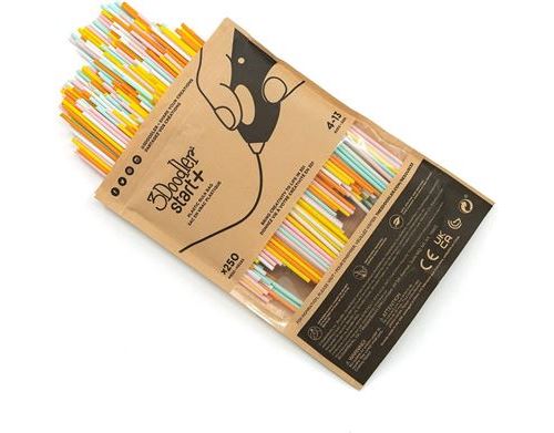 Recarga para Caneta 3Doodler Star+ Fire & Ice: Amarelo, Branco, Rosa, Menta e Laranja - 250 Unidades