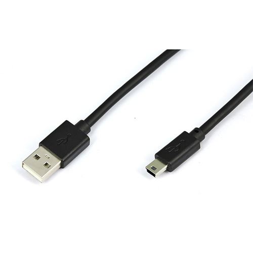 Cabo USB  para Mini USB - 1,8m - Preto