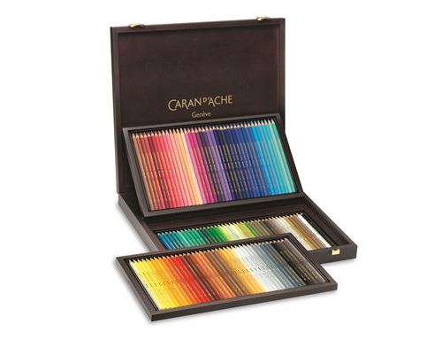 Lápis de Cor Caran d'Ache Supracolor Soft Aquarelle - Caixa de
