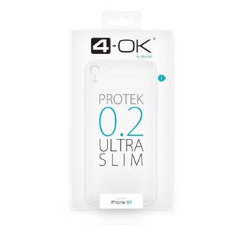 Capa 4-OK Protek 0.2 Ultra Slim para iPhone XR - Transparente - Capa  Telemóvel - Compra na Fnac.pt
