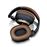 Auscultadores Bluetooth Lenco HPB-730 - Castanho_1