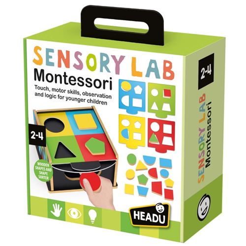 Montessori - Jogo Sensory Lab - Headu | Sig Toys