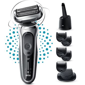 Máquina de Barbear Braun Series 7 71-S7500 - Cinzento - Máquina de barbear  - Compra na