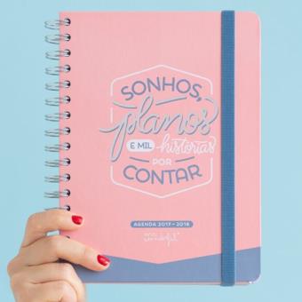 Agenda Diária Escolar Mr. Wonderful 12 Meses - Sonhos, Planos e Mil Histórias Para Contar A5 2017-2018