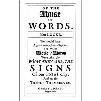 Of the Abuse of Words