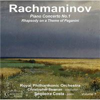 Rachmaninov: Piano Concerto No. 1 - CD